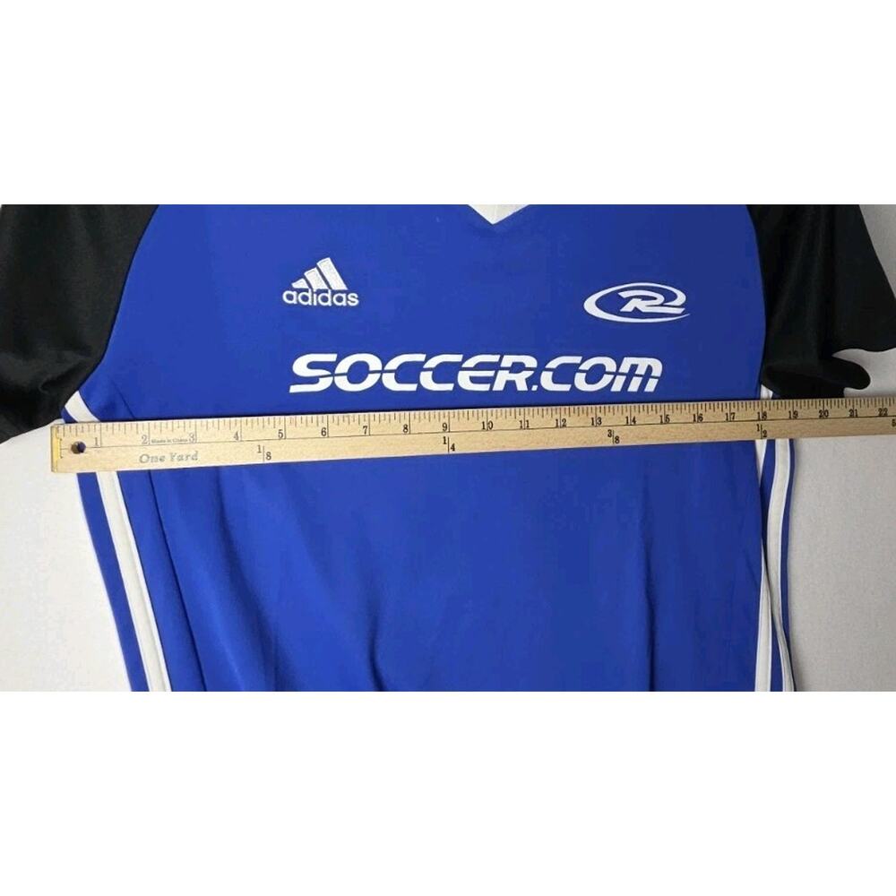Adidas‎ Climacool Men's Soccer Jersey Blue L #42 1997 MIADADAS TEAM CREATE YOURS - Picture 4 of 10
